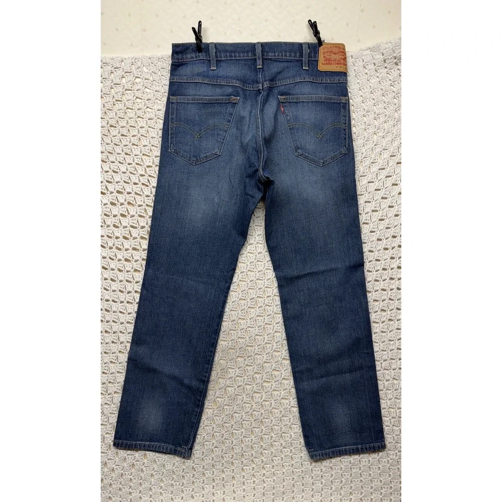 Levis Jeans‎ Mens Size 34x32 Blue Denim Straight Leg Strong